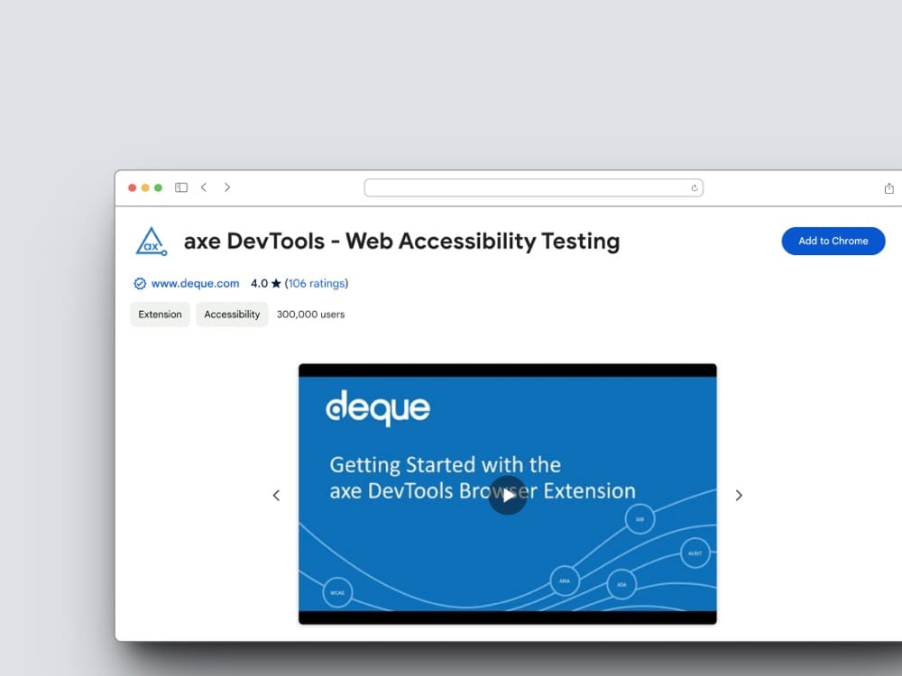 how to test website accessibility with Axe