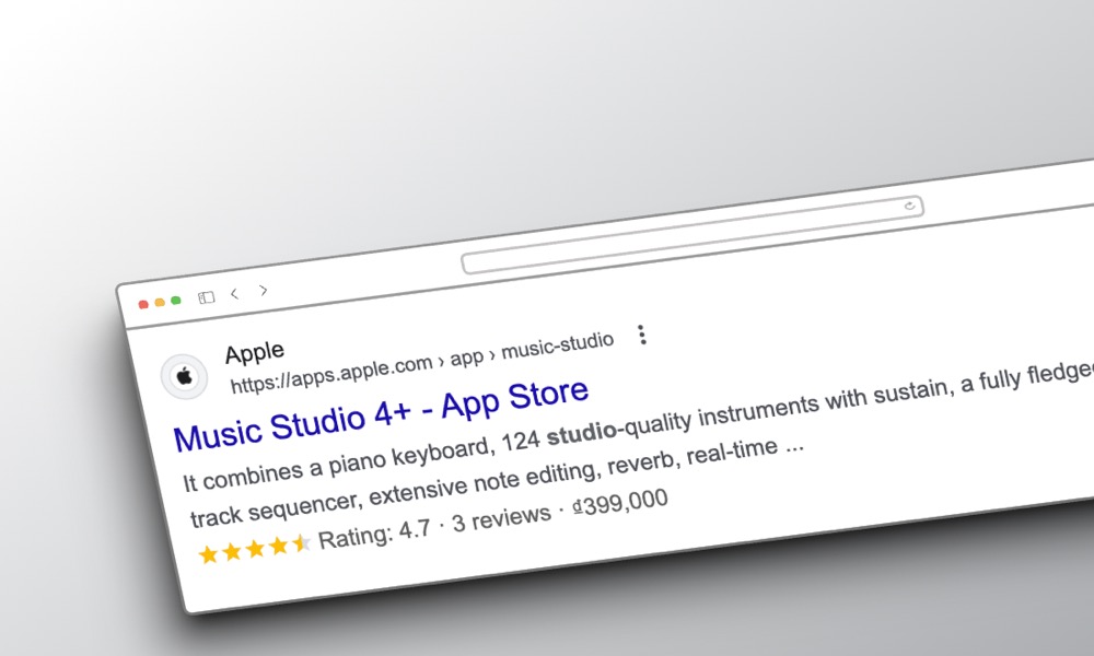 how apple use rating and reviews rich snippet