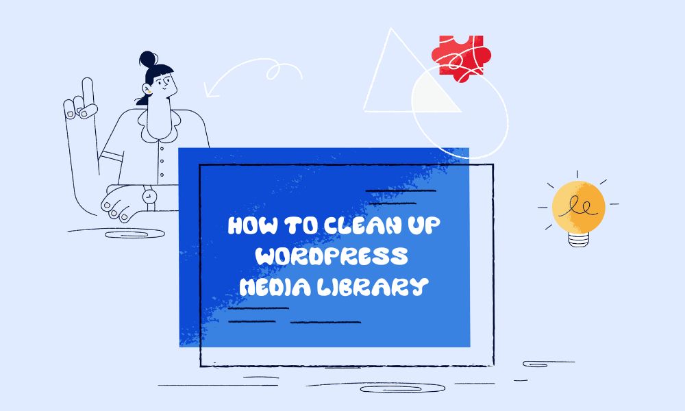 how to clean up wordpress media library