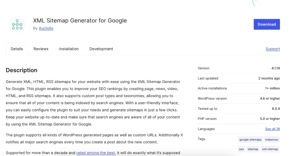 what is xml sitemap generator for google