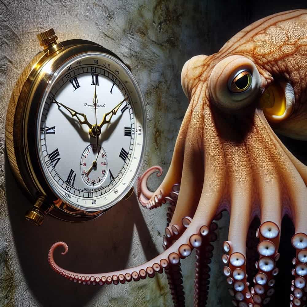 a countdown timer octopus