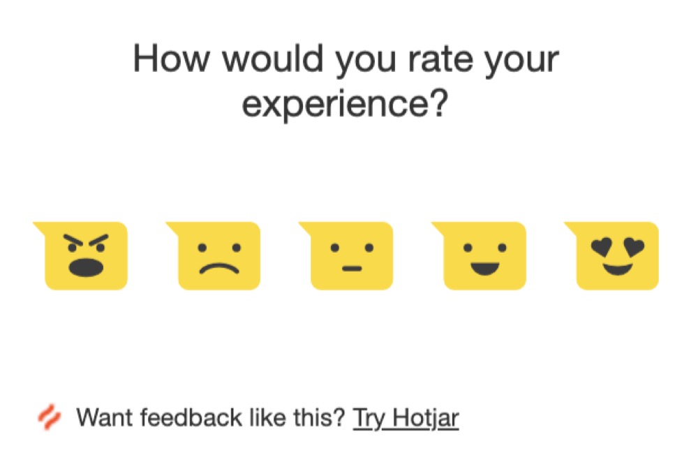 feedback popup example