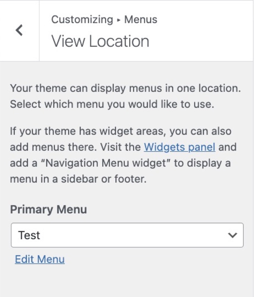 how to customise menu 