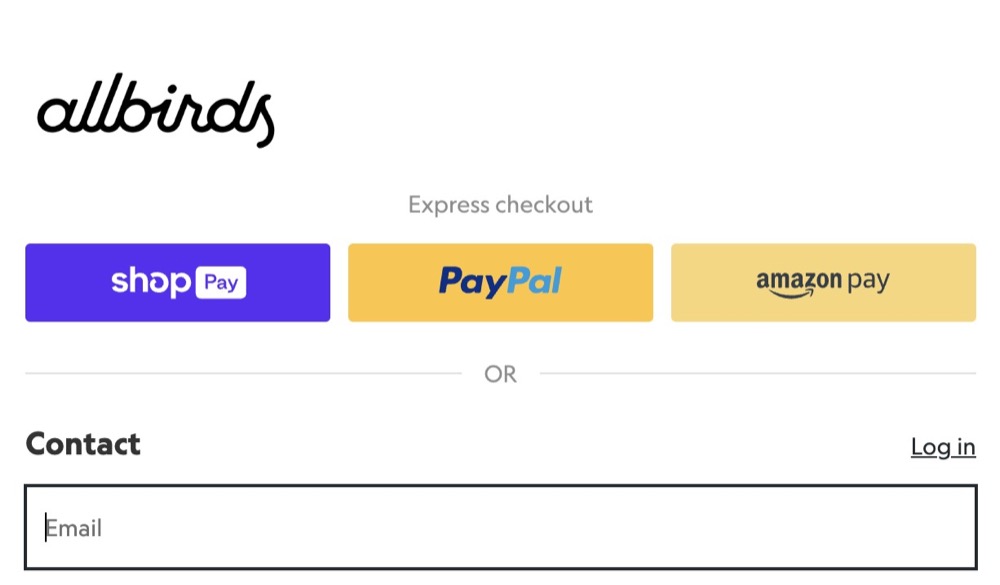 one click checkout example shopify