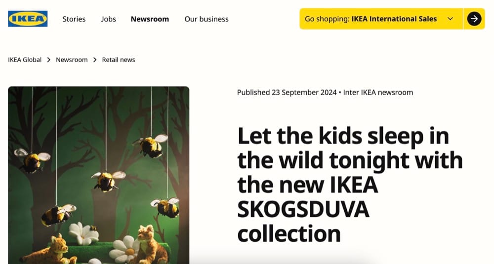 the breadcrumbs of IKEA