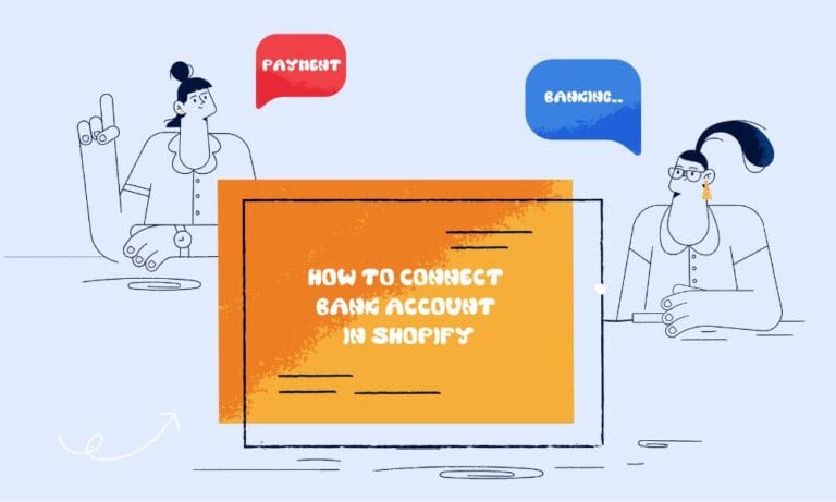 connect bank account in shopify