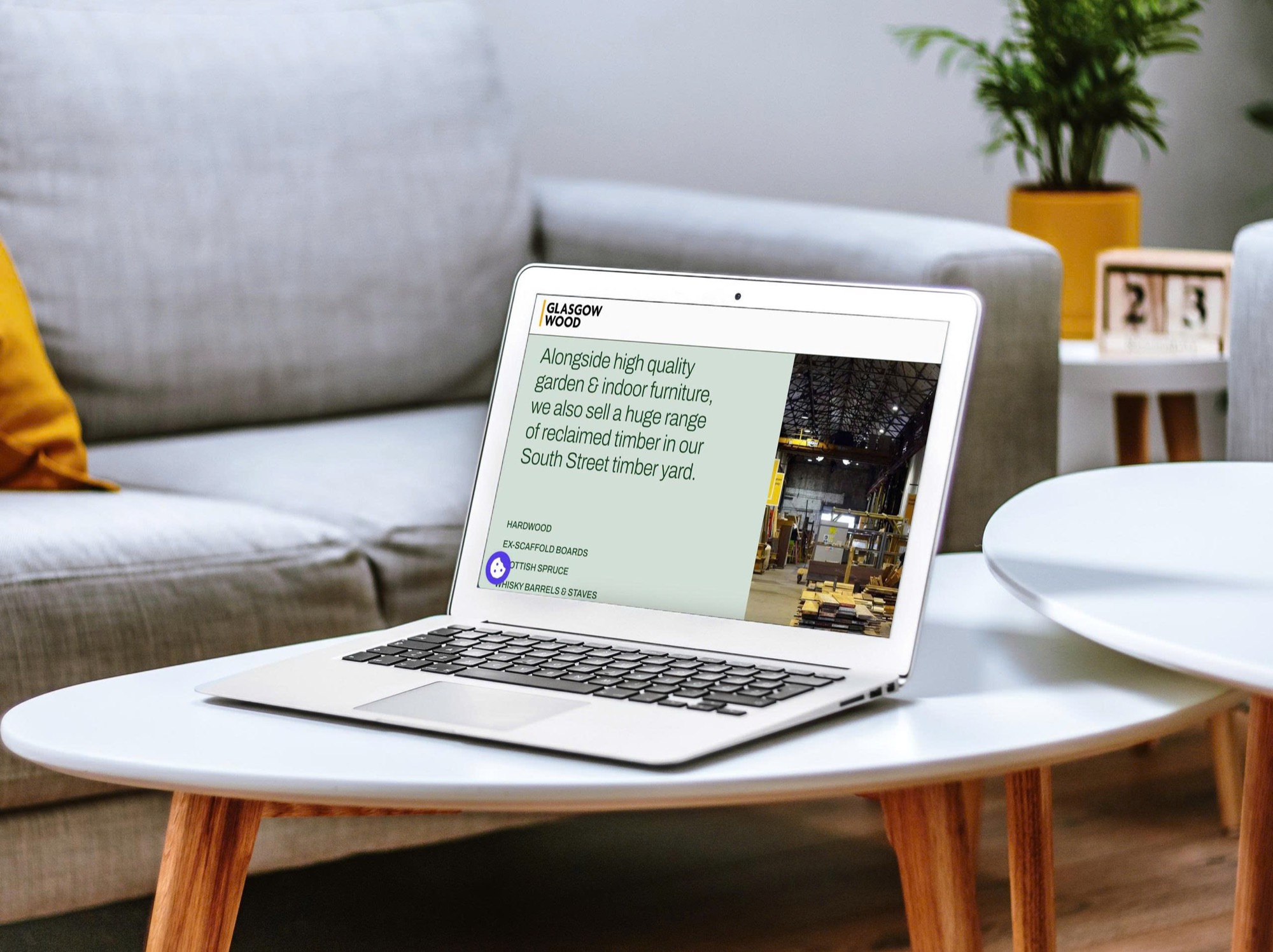 glasgow wood website mock up