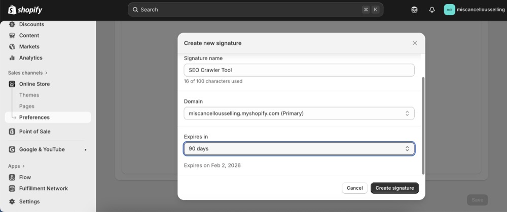 create crawler access 