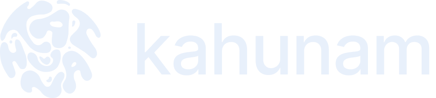 Kahunam logo white