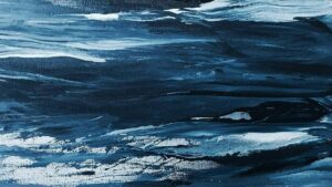 Abstract painting representing connected AI infrastructure in WordPress
